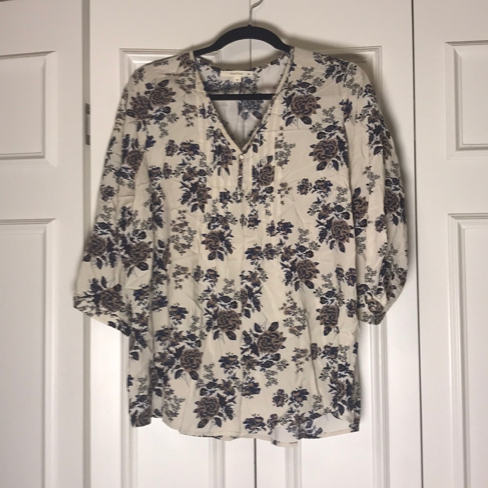 Maley Pleated Detail Top